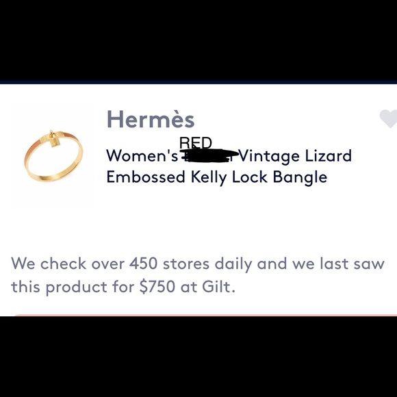 Hermès Lizard Kelly lock bangle 🌟1HR SALE🌟 - Picture 8 of 8